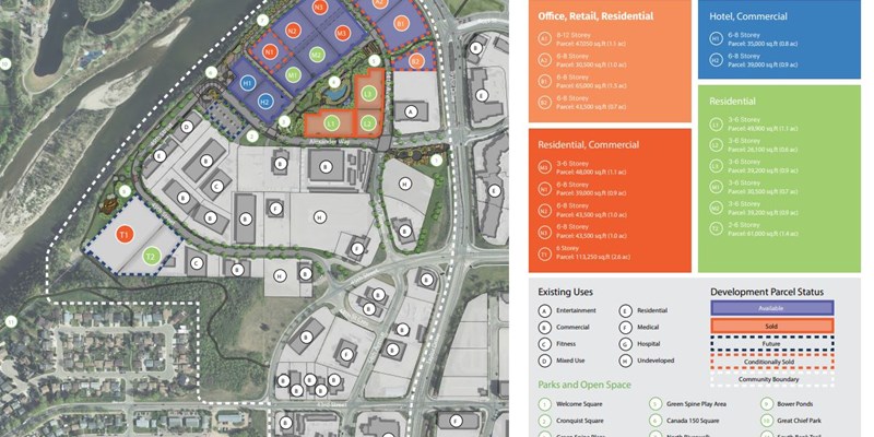 Capstone Development Parcel Map